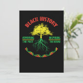 26 Black History Month African Pride Apparel Gift セーブザデート (スタンド正面)