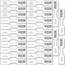 26 UPCバーコードインベントリバーベルステッカー