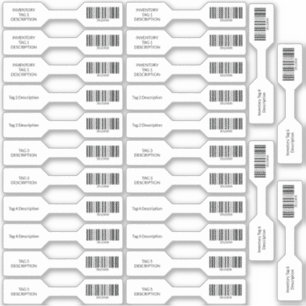 26 UPCバーコードインベントリバーベルステッカー シール
