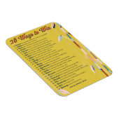 26 Ways勇気付けられるフォトマグネット – マスタード マグネット (右側)