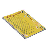 26 Ways 感動的 Journal – マスタード ノートブック (右側)