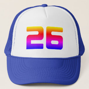 26th誕生日レインボー キャップ