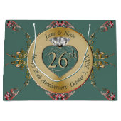 26th/Any結婚の記念日 ラージペーパーバッグ (正面)