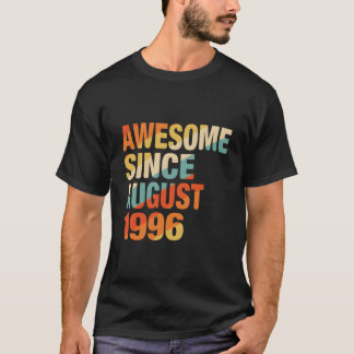 26Th Awesome Since August 1996 26 Tシャツ