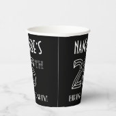 26th Birthday Party:アールデコスタイル+名前をカスタムする 紙コップ (右)