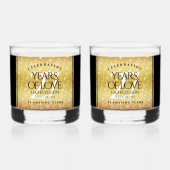 27エレガント周年記念結婚お祝い ウイスキーグラス (裏面)