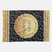 27エレガント周年記念結婚お祝い キッチンタオル (横)