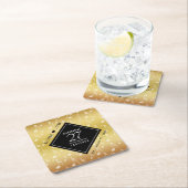 27エレガント周年記念結婚お祝い スクエアペーパーコースター (インサイチュ)