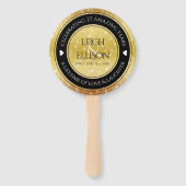 27エレガント周年記念結婚お祝い ハンドファン (正面)