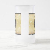 27エレガント周年記念結婚お祝い フロストグラスビールジョッキ (中央)