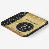 27エレガント周年記念結婚お祝い ペーパープレート (傾斜あり)