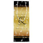 27エレガント周年記念結婚お祝い ワインギフトバッグ (正面)