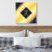 27エレガント周年記念結婚音楽 キャンバスプリント (インサイチュ (寝室))