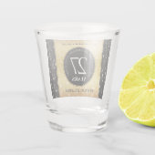 27エレガント周年記念結婚音楽 ショットグラス (裏面)