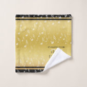 27エレガント周年記念結婚音楽 バスタオルセット (ウォッシュタオル)