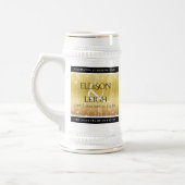 27エレガント周年記念結婚音楽 ビールジョッキ (左)