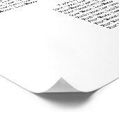 27エレガント表結婚座表 ポスター (角)