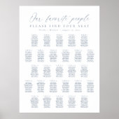 27テーブル私たちお気に入りのの人の座席表 ポスター (正面)