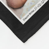 27フォトコラージュと文字カスタム フリースブランケット (角)