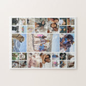 27フォトコラージュパーソナライズされた ジグソーパズル (横)