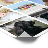 27フォトコラージュパーソナライズされた ポスター (角)