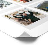 27モダンパーソナライズされた写真Photo Collage ポスター (角)