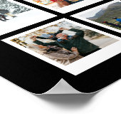 27モダンパーソナライズされた写真Photo Collage ポスター (角)