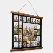 27写真モダンコラージュ 吊り下げ型タペストリー (傾斜あり)