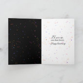 27周年結婚シャンパントースト カード (内部)