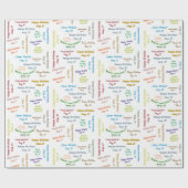 27威厳がある誕生日ギフト包装紙 ラッピングペーパー (フラット)