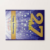 27年リカバリ記念日はっきりした数値 ジグソーパズル (横)