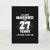 27年目の結婚記念日 面白い カード (正面)