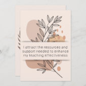 27日先生肯定精神保健カード (正面/裏面)