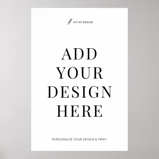 27時間カスタム365日の広告宣伝ポスター印刷 ポスター (正面)