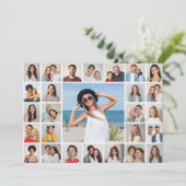 27枚のフォトコラージカードを作成する (スタンド正面)