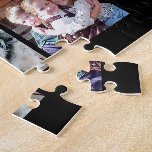 27枚の写真ファンキーでフォトコラージュを作成 ジグソーパズル (側面)