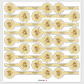 27枚の写真/ロゴハニービーセキュリティリッド金ゴールド シール (シート)