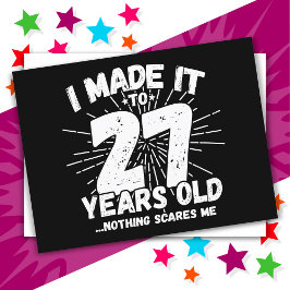 27歳の皮肉なミーム面白い27歳の誕生日 ポストカード