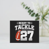 27歳タックルサッカーパーティー27誕生日 ポストカード (スタンド正面)