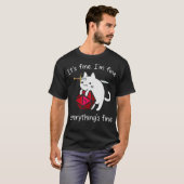 27素晴らしmで全素晴らして猫の素晴らしサイコロ tシャツ (正面フル)