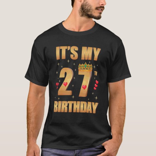27誕生日27歳27誕生日Q Tシャツ (正面)