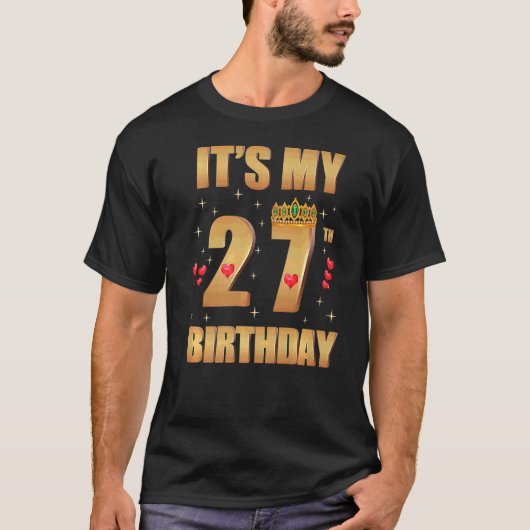 27誕生日27歳27誕生日Q Tシャツ (正面)
