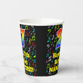27誕生日:おもしろい音楽ノートPattern, Rainbow 27 紙コップ (左)