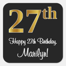 27誕生日-エレガント高級フェイク金ゴールドルック#