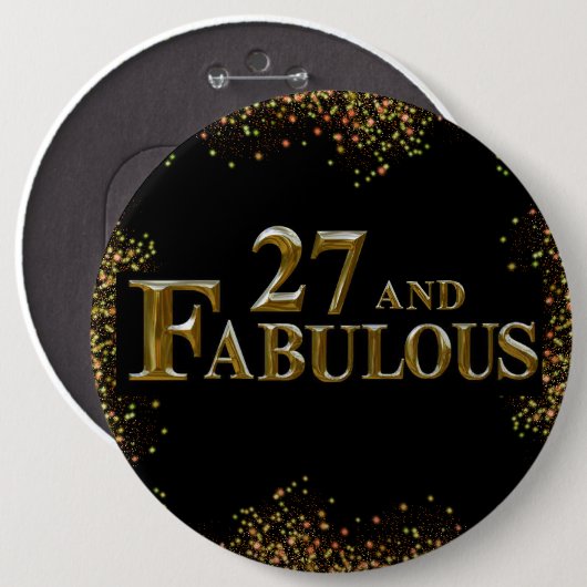 27誕生日 缶バッジ (正面&裏面)