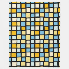 270215不規則な長方形 – 色02 0n黒 フリースブランケット