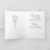 2723 Happy 95th誕生日オレンジバラ カード (内部)