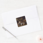 273.サティエと家族 スクエアシール (封筒)