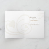 2740ゴールデンレトリバーフレンドシップ誕生日 カード (内部)