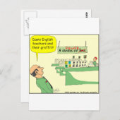 278英語先生漫画（カラー） ポストカード (正面/裏面)